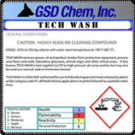 Tech Wash Alkaline Cleaner